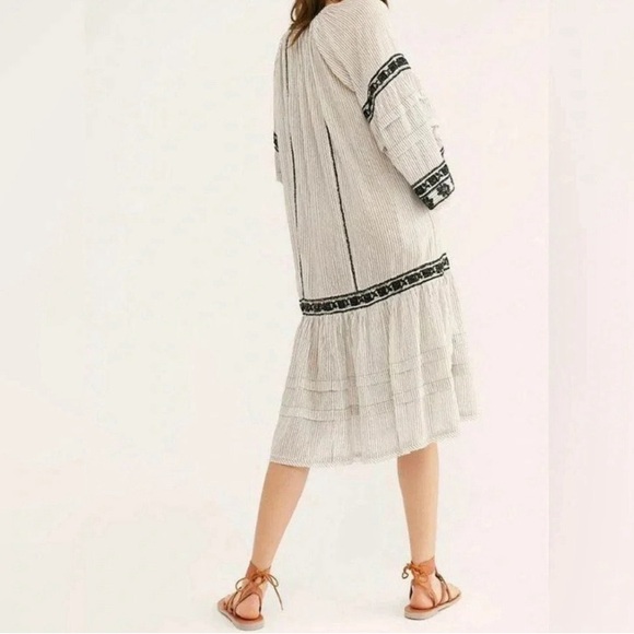 Free People Vagabond 3/4 Dress- LIKE NEW Size Large - Picture 7 of 11